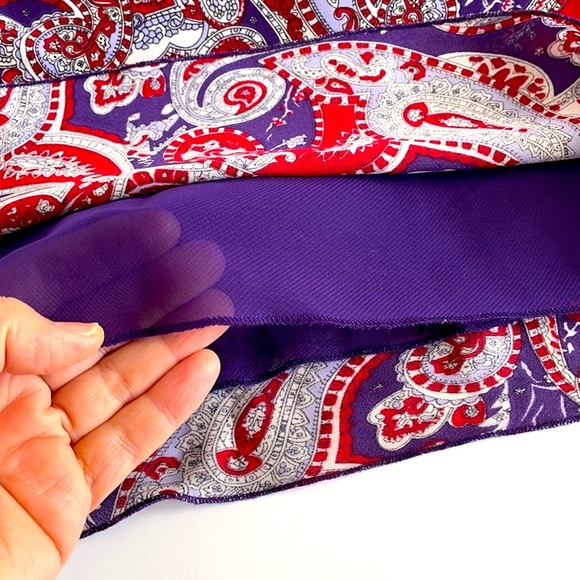 ALLISON TAYLOR Paisley patterned top, Size small - Picture 6 of 7